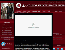 Tablet Screenshot of aaacapitalservices.com